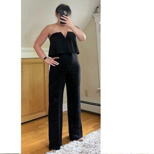 Lulu's Power of Love Black Jumpsuit